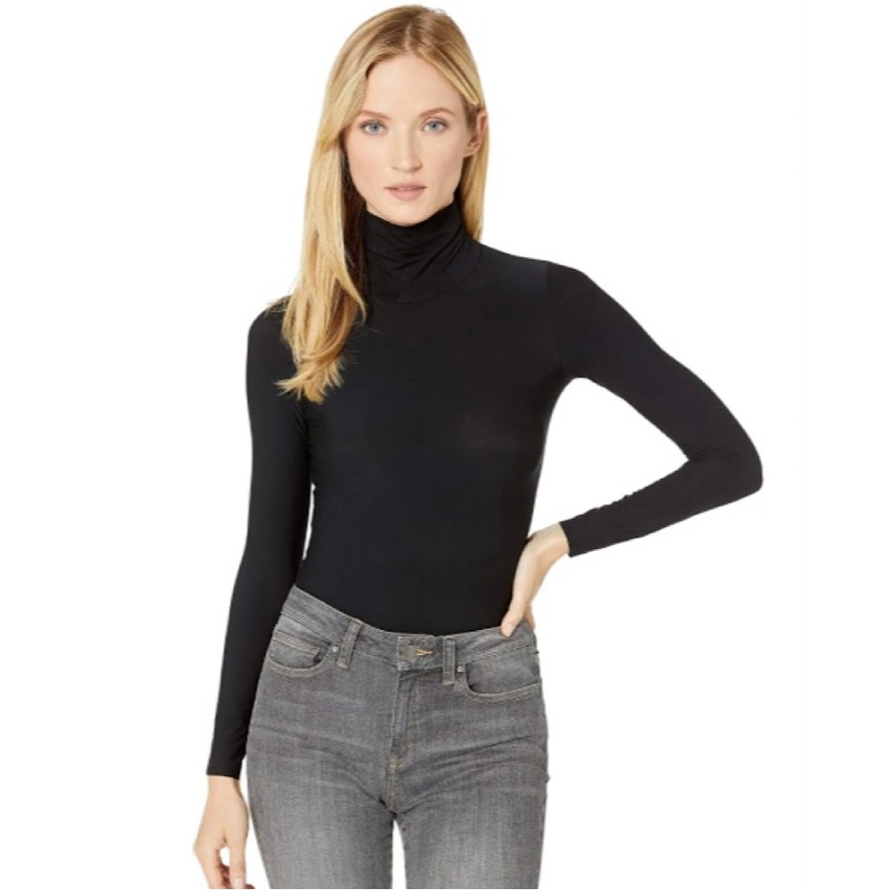 🎉NWOT Commando Butter Turtleneck Bodysuit, Women’s XL, Black - EVEREVE